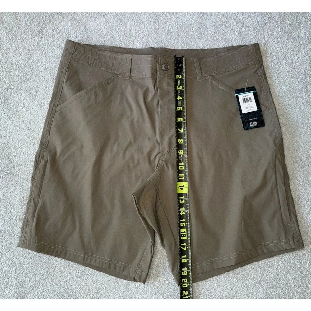 NWT American‎ Outback Shorts Green Gray Mens Size Large